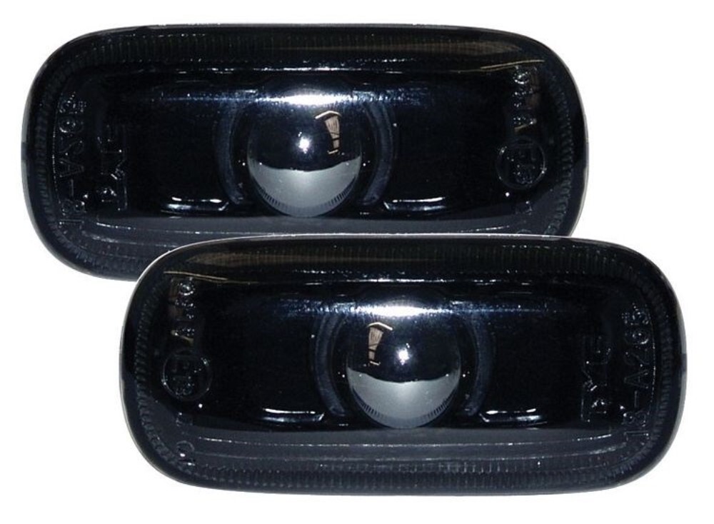BLACK SIDE INDICATOR REPEATERS - FITS AUDI A3 8P (03-08) & S3 8P (06-08)