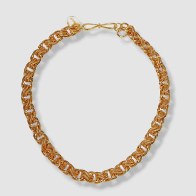 $301 Sylvia Toledano Women's 22k Gold Plated Platon Choker Necklace