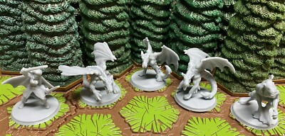 Heroscape Fields Of Valor Vampire And Fiends Rechets Iskra (5 Pieces) [Custom]