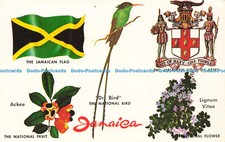 R577047 Jamaica From Arawak Indian Xaymaca Land of Wood and Water Flag Ackee Nat