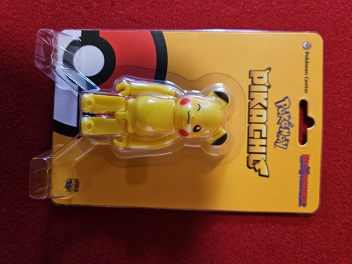 Pikachu Bearbrick Figure Medicom Pokemon Center BEARBRICK Toy Game NIB
