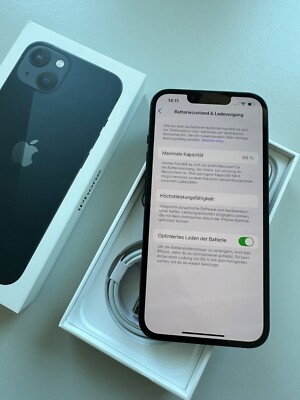 Apple iPhone 13 128GB Mitternacht - Neuwertig - Smartphone - Gewährleistung