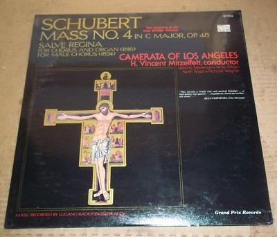 Camerata of Los Angeles SCHUBERT Mass No.4 - Grand Prix Records GP 9004 SEALED