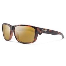 Suncloud Mayor Sunglasses Unisex Matte Tortoise Polarized Sienna Mirror Lenses