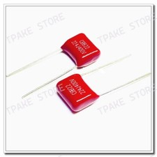 50pcs CBB22 220NF 224J400V 400V224J P10 Metallized Polypropylene Film Capacitor