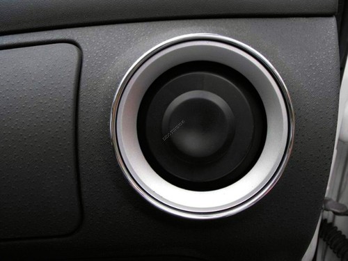 Pour Citroen C3 2002-2009 Anneaux De Ventilation Chromes Aluminium Poli x4 - Picture 8 of 11