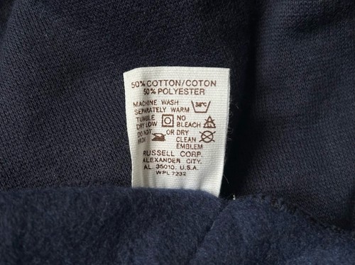 vintage russell athletic hoodie sweatshirt youth sz small NOS NWOT 70s USA made - Picture 4 of 6