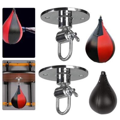 PU Leather Boxing Speed Ball Muay Thai Training Punch Bag Punching Sandbag