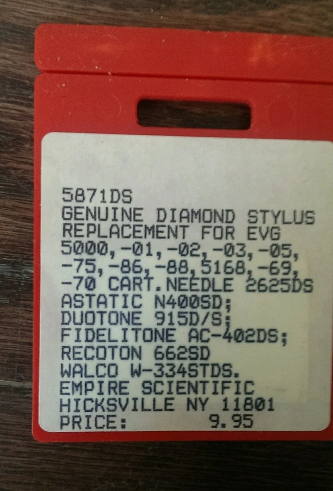 Empire Scientific Stylus 5871DS, 5000, 5168, 2625DS, N400SD, 915D/S, AC-402DS Foto 2 de 2
