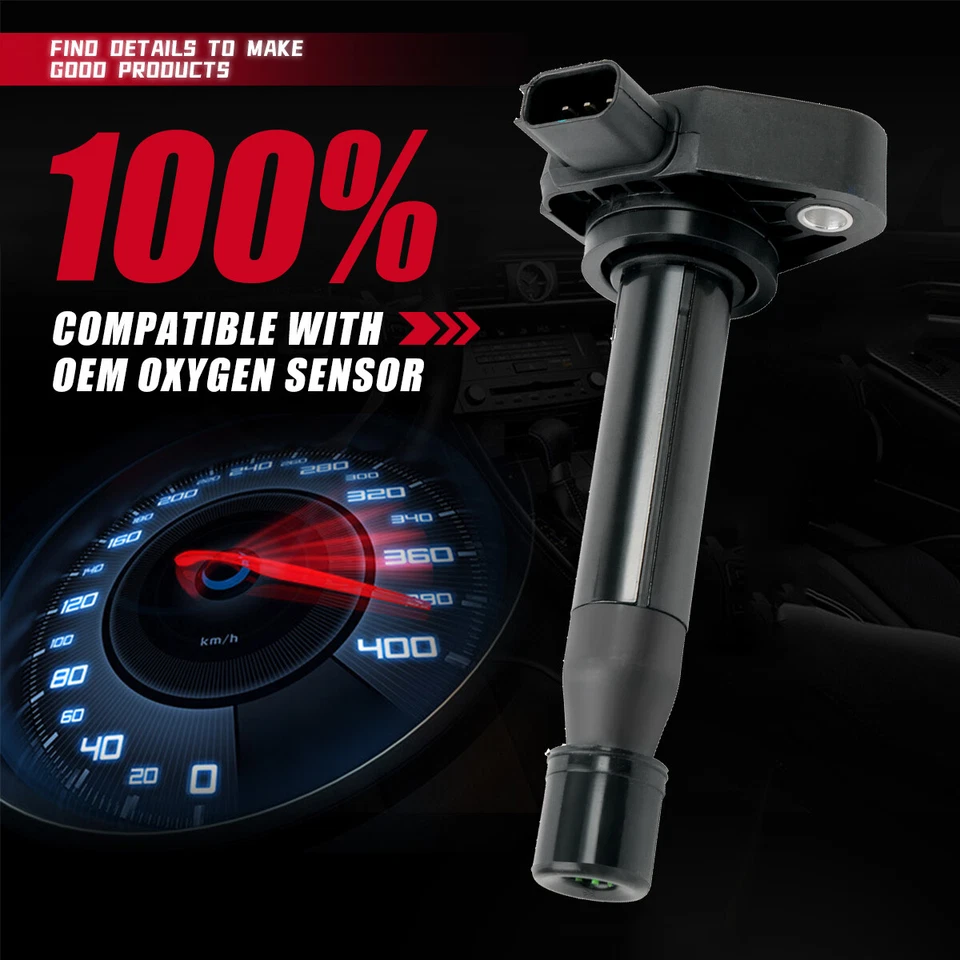 6 lgnition coil PACK+spark plug For Honda Accord 3.0L 2000-2007 Acura TL CL RL - Image 2 of 4