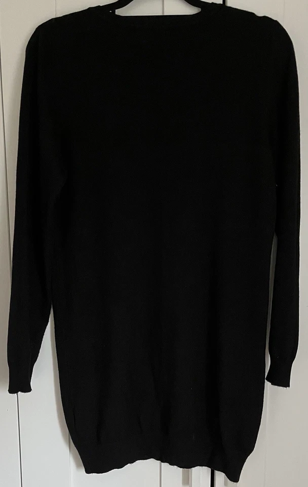 HEART & SOUL ‘Calories Don’t Count At Christmas’ Sequinned Black Jumper Dress - Изображение 3 из 4