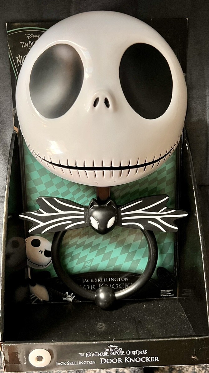 Animated Jack Skellington Door Knocker, 9.5 x 16.5in Nightmare