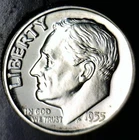 1955 GEM PROOF SILVER Roosevelt Dime Coin SUPERB PRF LOT #PQ69   FREE SHIP