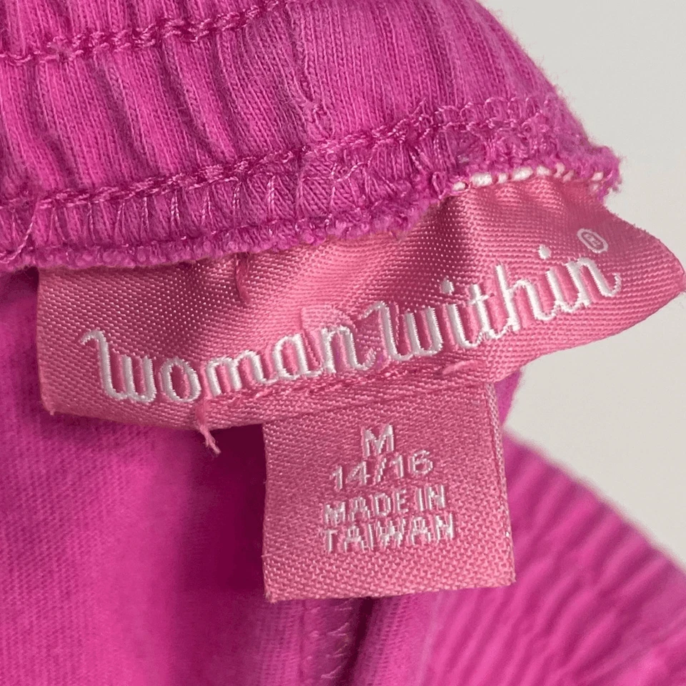 Pantalones Cortos Mujer Interior Rosa Cintura Elástica Medianos (14/16) Foto 4 de 4