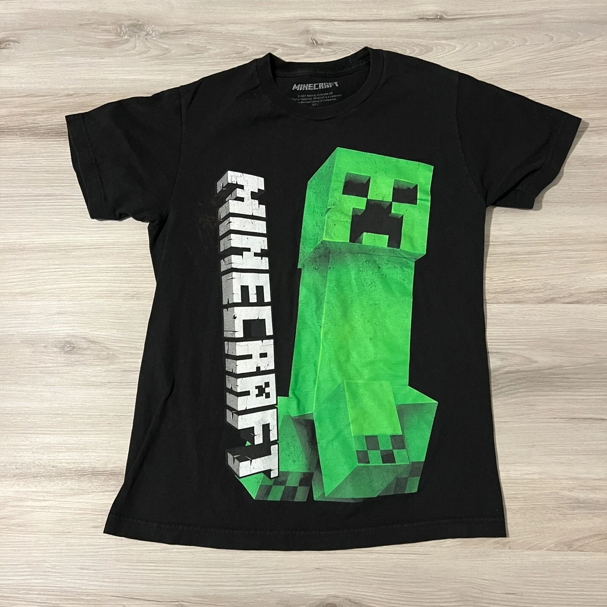 Adult minecraft tshirt deals