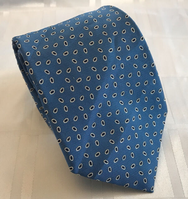 NEW W/TAGS Brooks Brothers Stain Resistant silk blue tie D