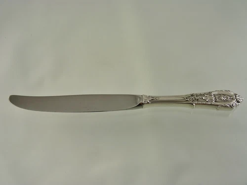 ROSE POINT 1934 LUNCHEON KNIFE MODERN BLADE BY WALLACE STERLING
