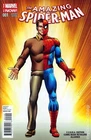Amazing Spider-Man #1 Romita Sr. Cobra Variant VF 2014 Stock Image