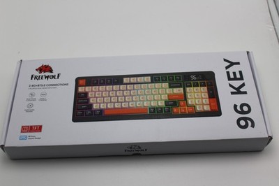 FREEWOLF M88 TKL Wireless Mechanical Gaming Keyboard QWERTY Bluetooth/2.4