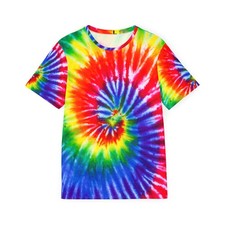 Rainbow Spiral Tie Dye T-Shirt  All Over Print