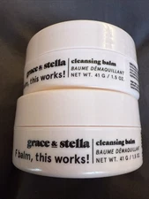 Lot of 2 Grace & Stella ‘F Balm, This Works!’ Cleansing Balm 1.5oz Each