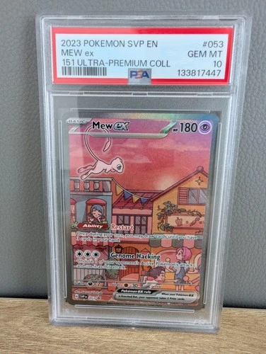 Mew ex #053 – Pokémon 151 Ultra Premium Collection Black Star Promo PSA 10