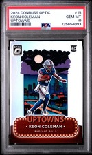 2024 Panini Donruss Optic Uptowns #15 Keon Coleman PSA 10