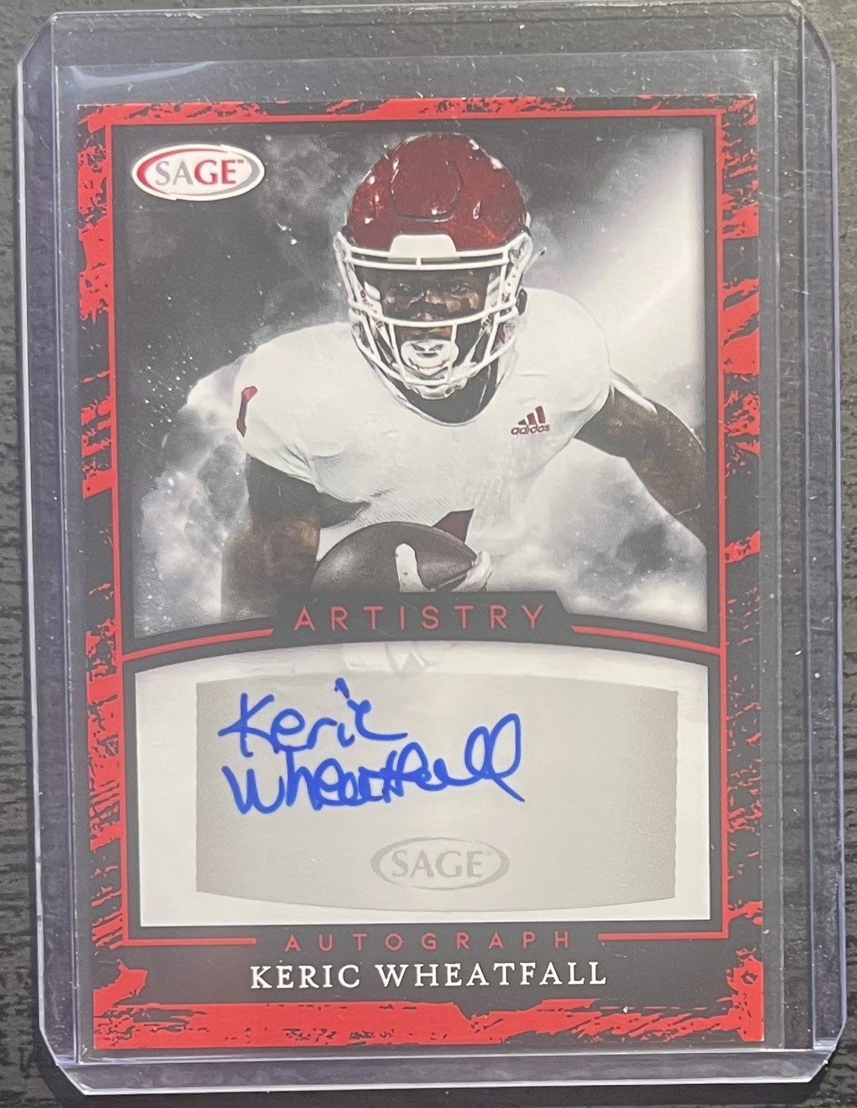 2022 SAGE Artistry Auto Red Keric Wheatfall #A-KW Auto⚡️