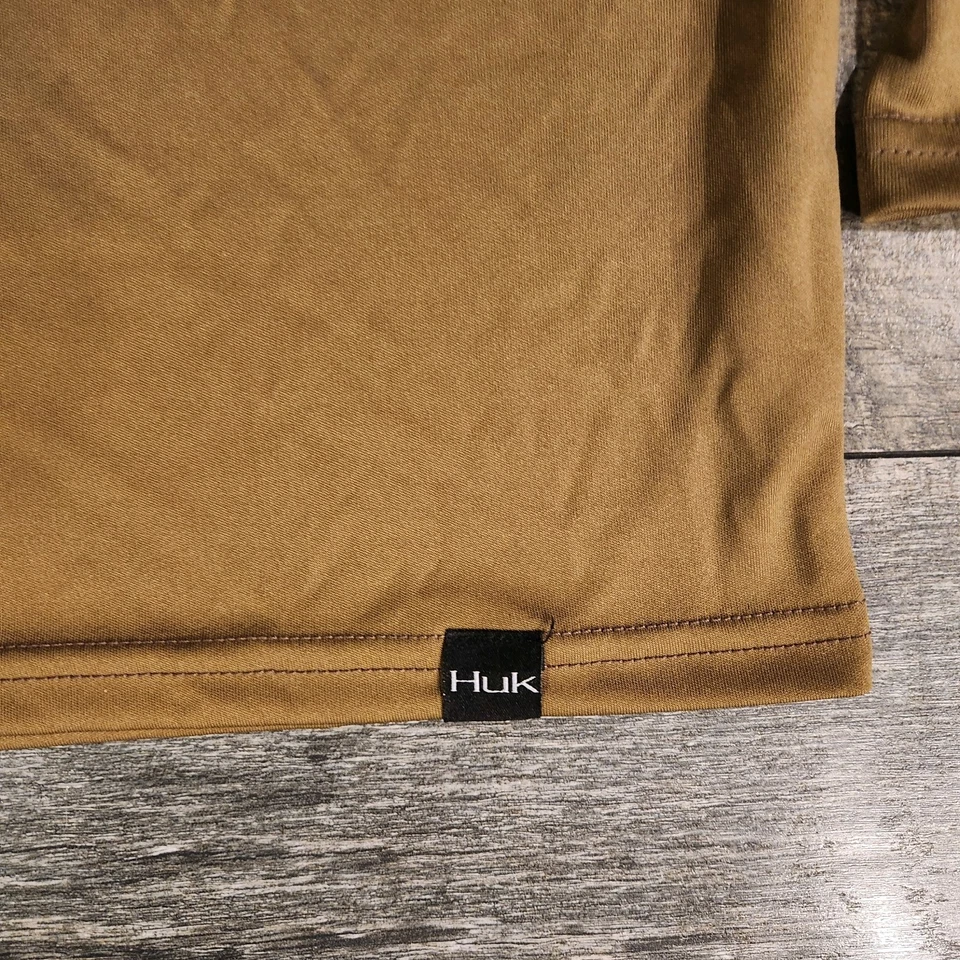Camisa de pesca HUK Fishing X Bassmasters UPF para hombre 3XL bajo rendimiento dorado  Foto 2 de 4