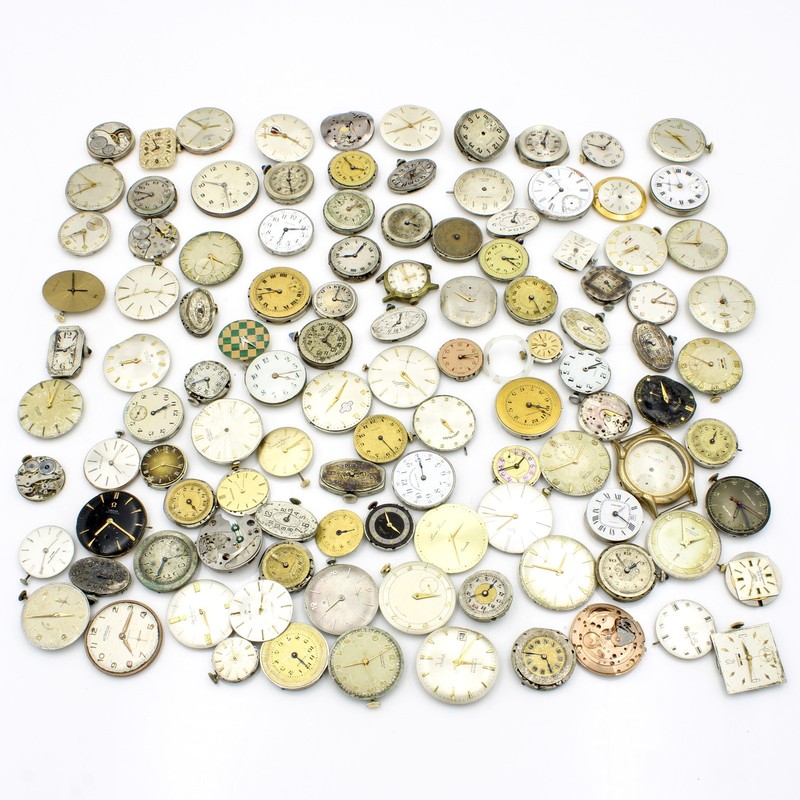 Hamilton Imperial Caravelle Hampden 15j-22j Watch Movements Lot of 112 #WB5029-1