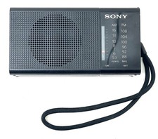 Sony ICF-P36 AM/FM LED Tuning Portable Radio w/ Antenna Black Tested Works Great