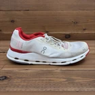 Mens 11 On Running Cloudnova Form White Red Running Shoes 26.98485 Cloud Tec