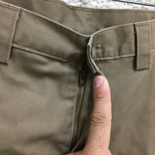 VINTAGE LL Bean Shorts 34 Mens Brown Chino Flat Front Pockets Classic Casual - Picture 2 of 10