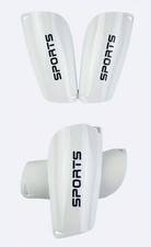 Shin Guard Protective Shin Pads Soccer Gear Kids Youth Medium Large 2 pcs White