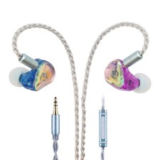 EPZ G30 Wired Earphones 1DD 1BA HiFi IEM Headphones Mic Gaming 3.5mm DAC 9.2mm