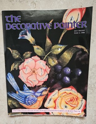 The Decorative Painter July-August 1996 Paint Projects Vintage 108 Pages Good 