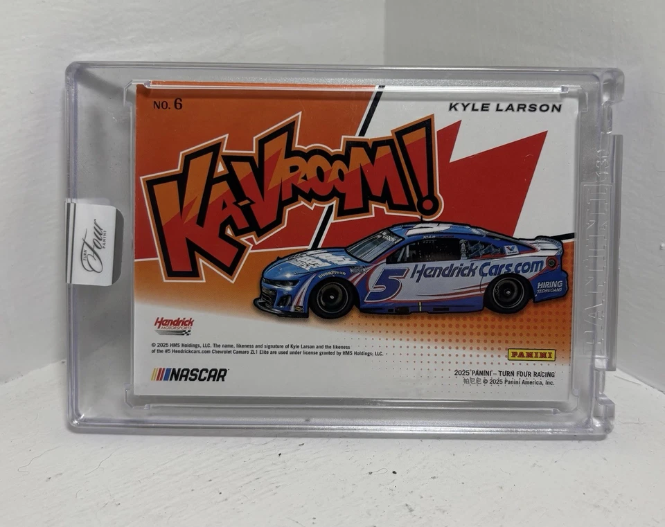 2025 Panini One Turn Four Racing Kav-Room Kyle Larson Kavroom. CHAMP YEAR - Image 2 of 2