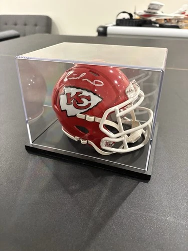 Patrick Mahomes Chiefs Autographed Mini Helmet D.C. Sport Collectibles