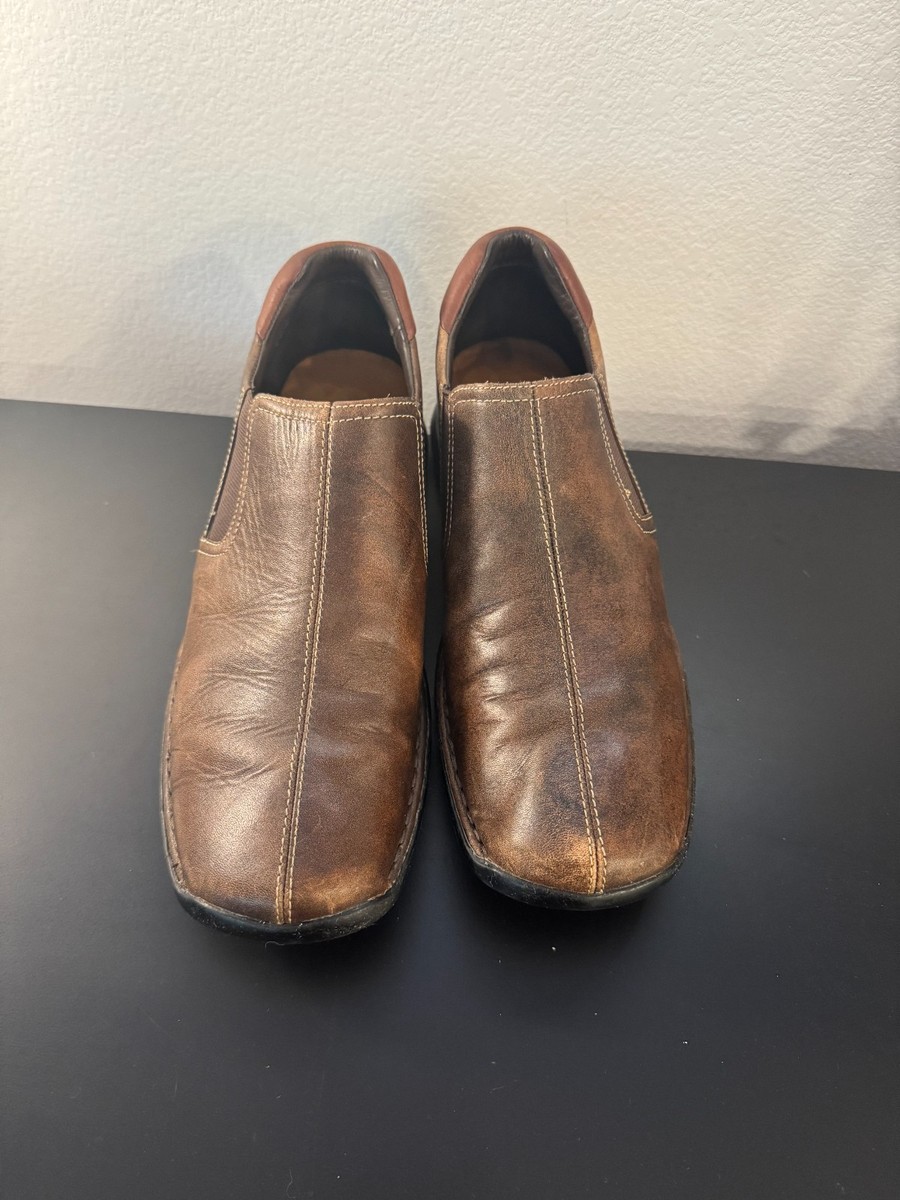 Cole Haan Zeno C07486 Mens US 10 M Shoes Brown Leather Slip On Split Toe Loafers Cole Haan Zeno C07486 Brown Slip On Casual Split Toe Loafers  main image 2