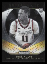 2021 Panini Prizm Draft Picks Brilliance #10 Joel Ayayi Gonzaga Bulldogs