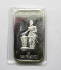 Scarce Emperor Norton San Francisco, CA 1 Troy Oz .999 Fine Silver Bar 1973