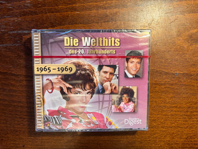 DIE WELTHITS DES 20 JAHRHUNDERTS 65-69 READERS DIGEST SEHR GUT 5 CD BOX NEU OVP