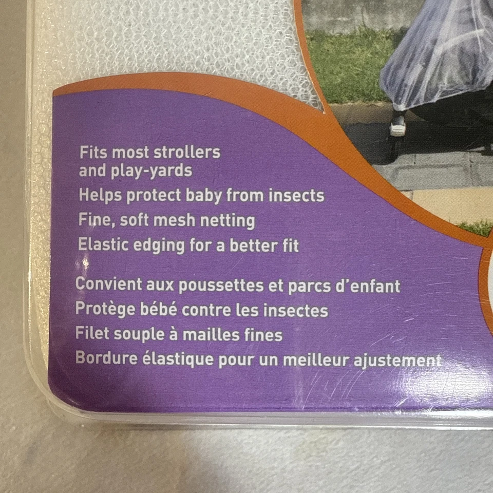 Red para insectos Dreambaby para cochecitos, patios de juego, portadores y viajes NUEVO Foto 3 de 4