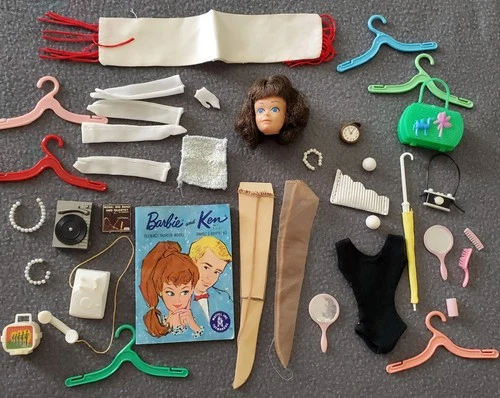 Vintage 1960's Era Barbie Doll Mixed Accessory Lot #1