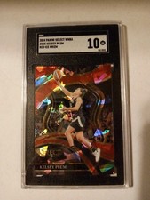 2024 panini select wnba #205 Kelsey Plum red ice prism sgc 10