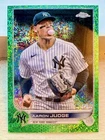 2022 Topps Chrome Aaron Judge #99 Image Variation SP Green Speckle /99 Refractor