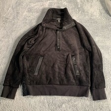 Athleta fleece pullover black medium