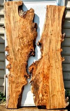 R56 Spalted Maple Burl Live Edge Birds Eye, Curly, Feather DIY Epoxy River Table