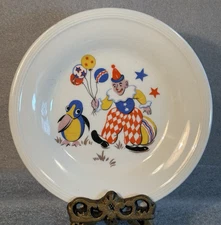 4 Edwin Knowles Vintage Circus Set Collectio Clown 6.5" Party Plates