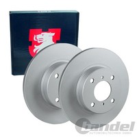 2X JP Group Bremsscheiben Ø247Mm Voll Vorne Passend FüR Opel Agila